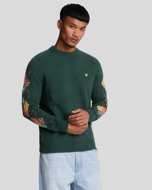 Argyle Sleeve Jumper von LYLE&SCOTT