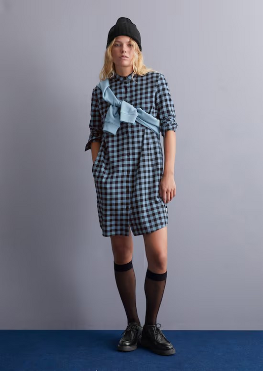 Flanell-Kleid aus reiner Bio-Baumwolle von MARC O'POLO DENIM