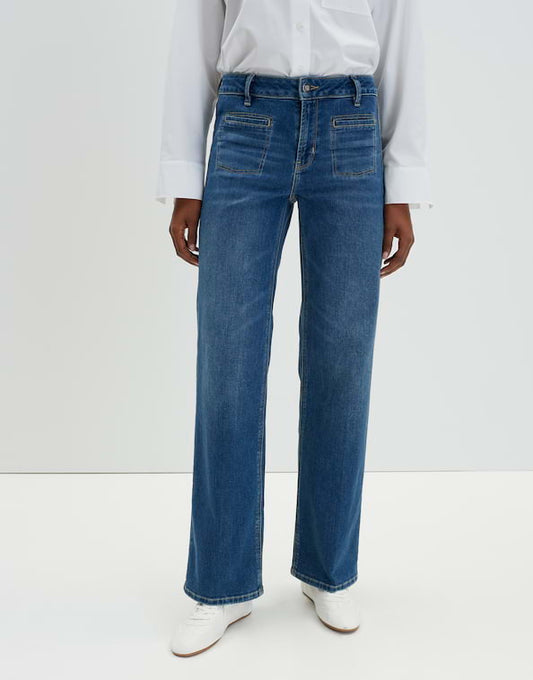 Flared Jeans "Carie french" aus BCI Cotton Mix von SOMEDAY