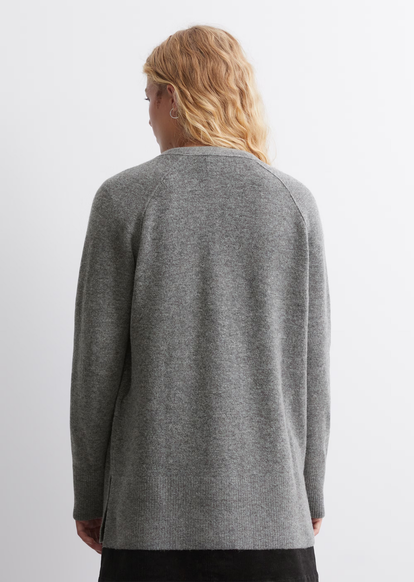 Loose Cardigan aus softem Schurwolle-Mix von MARC'O POLO DENIM