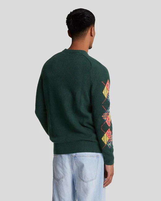 Argyle Sleeve Jumper von LYLE&SCOTT