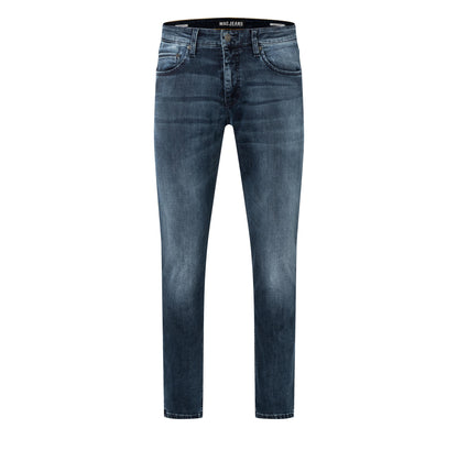 Tapered-Fit Jeans "Greg" aus elastischem Organic Cotton-Mix von MAC