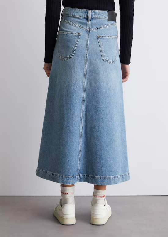 Maxi-Jeansrock wide ohne Stretch-Anteil von MARC O'POLO DENIM